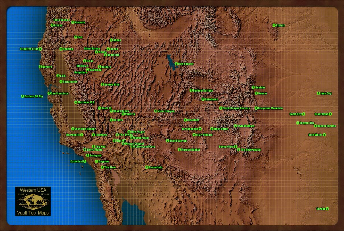 How big is fallout new vegas map - rotpdf